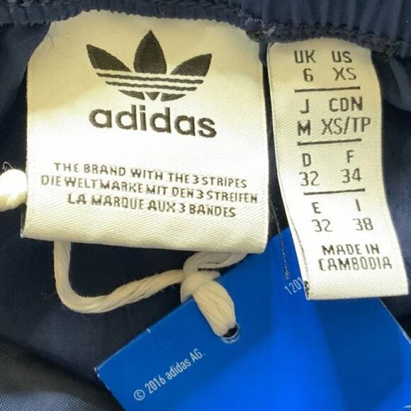 Adidas Ruffle Skirt Women's Size XS Original Collegiate Navy Purple Activewear - Picture 10 of 13